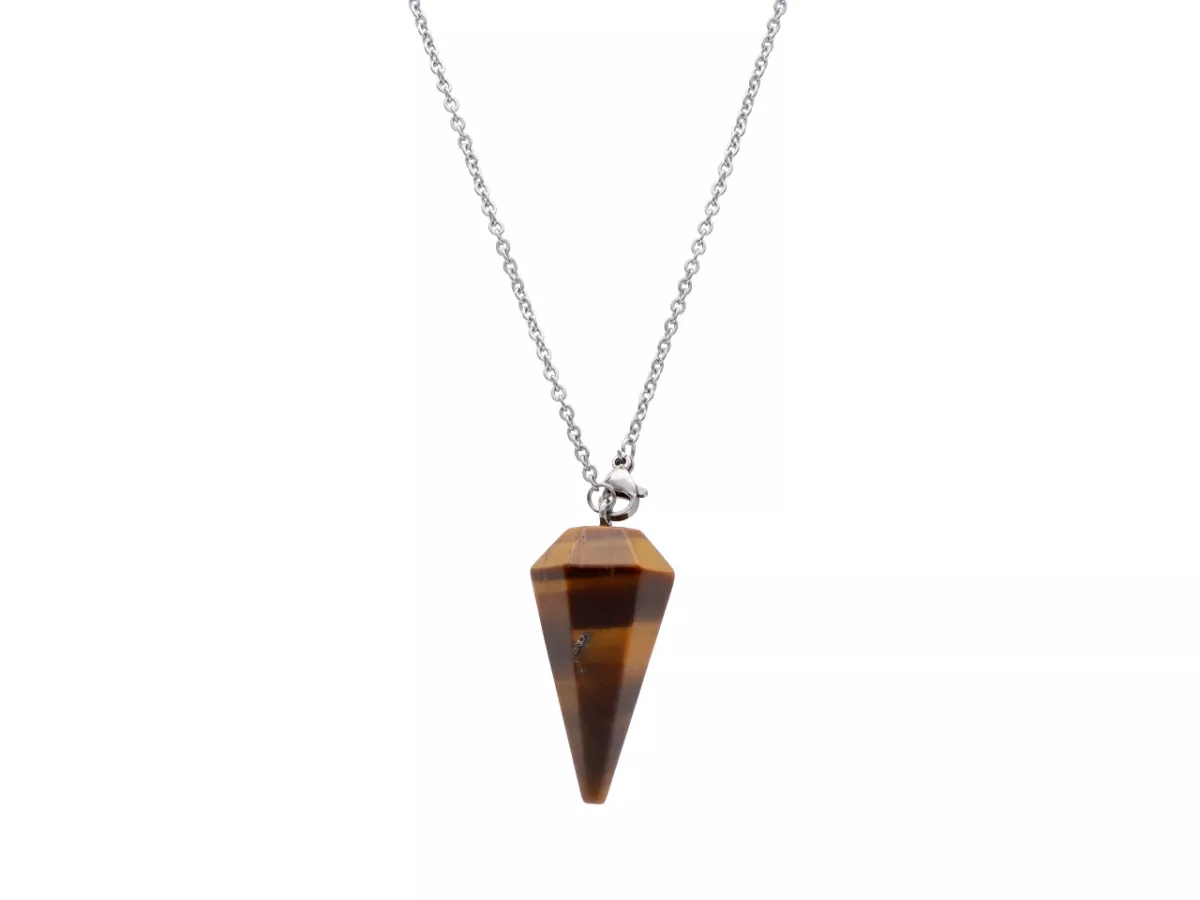 N2Y56 NASZYJNIK TYGRYSIE OKO I STAL CHIRURGICZNA