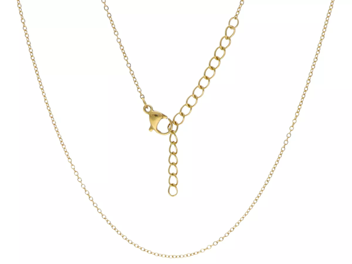 N3J59 ŁAŃCUSZEK STAL CHIRURGICZNA - 55+5 cm