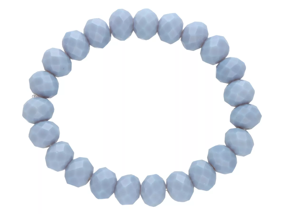 R2J76 BRANSOLETKA KRYSZTAŁKI 10 mm NA GUMCE