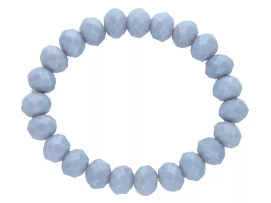 R2J76 BRANSOLETKA KRYSZTAŁKI 10 mm NA GUMCE