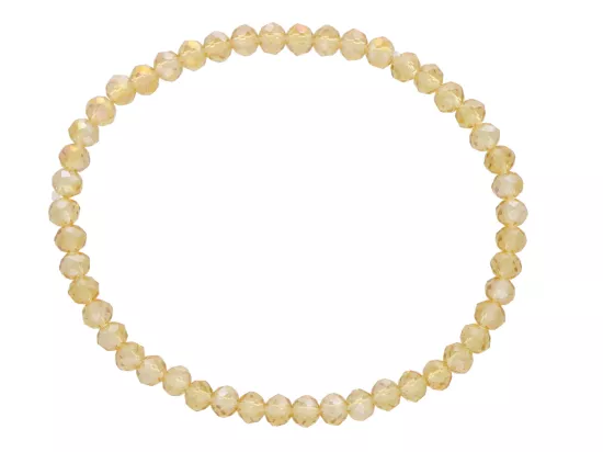 R4F88 BRANSOLETKA KRYSZTAŁKI 4,5 mm NA GUMCE