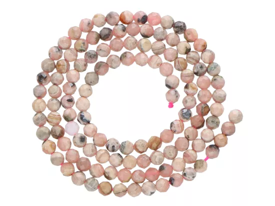 K7B32 RODONIT KULE FASETOWANE 3 mm - 1 SZNUR