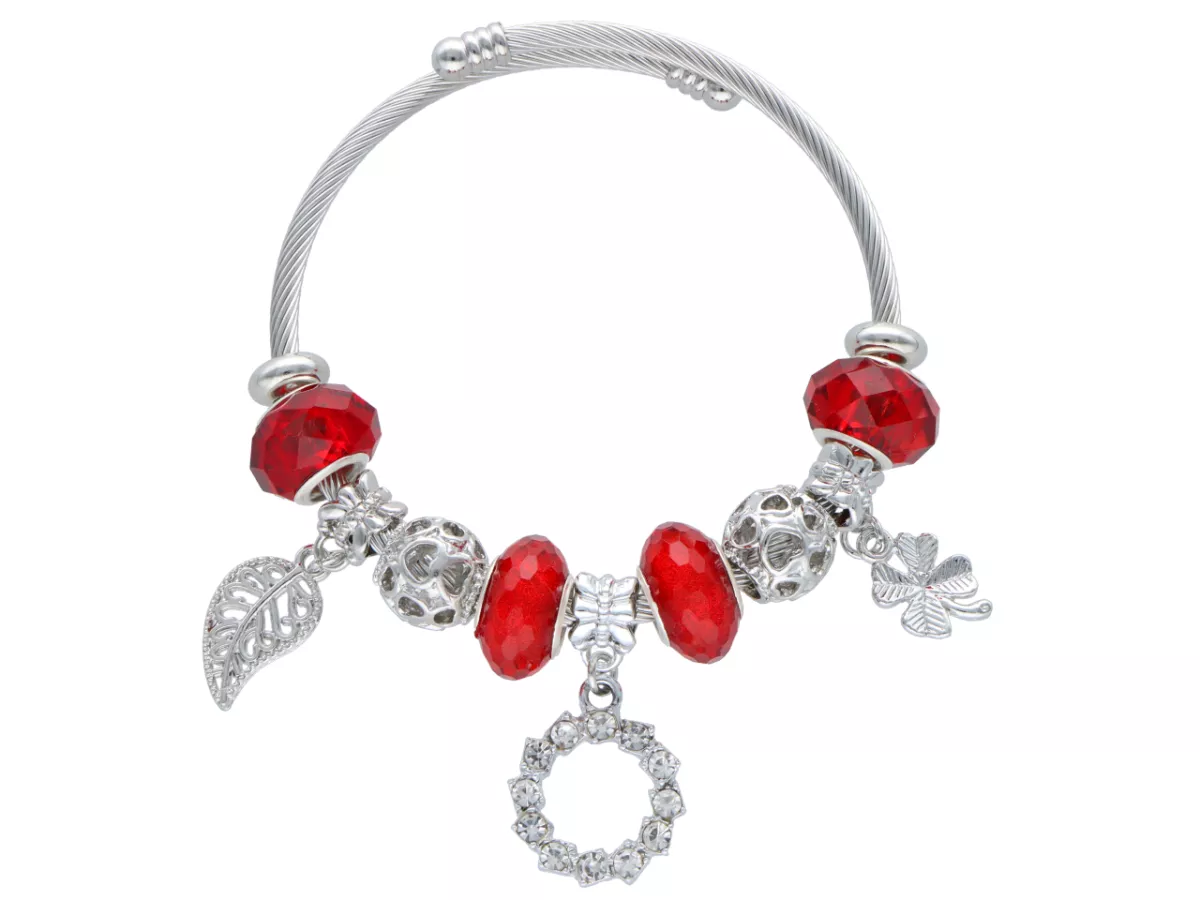 R4B52A BRANSOLETKA MODUŁOWA Z ZAWIESZKAMI - 1 SZTUKA