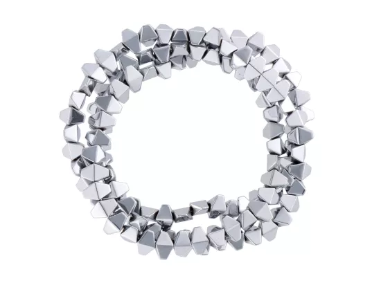 K6Z51H HEMATYT ELEMENTY 6/4 mm - 5 SZNURÓW - ZESTAW