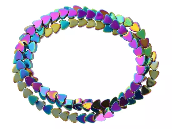 K6R59 HEMATYT SERDUSZKA 4/4 mm 1 SZNUR