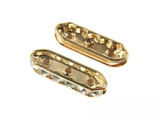 P4Z16 PRZEKŁADKI Z CYRKONIAMI - 2 SZTUKI