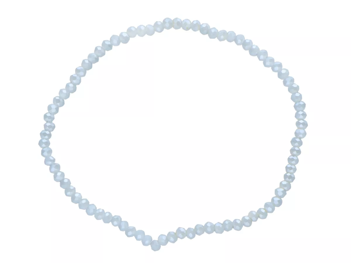 R3O26 BRANSOLETKA KRYSZTAŁKI 2,5 mm NA GUMCE