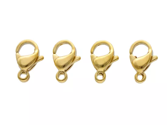 P5T47 ZAPIĘCIE KARABIŃCZYK STAL CHIRURGICZNA 9 mm - 4 SZTUKI