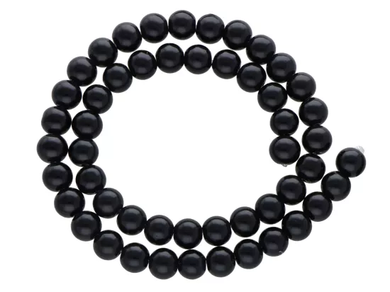 S1K77 KORALIKI KULE SZKLANE 8 mm - 1 SZNUR