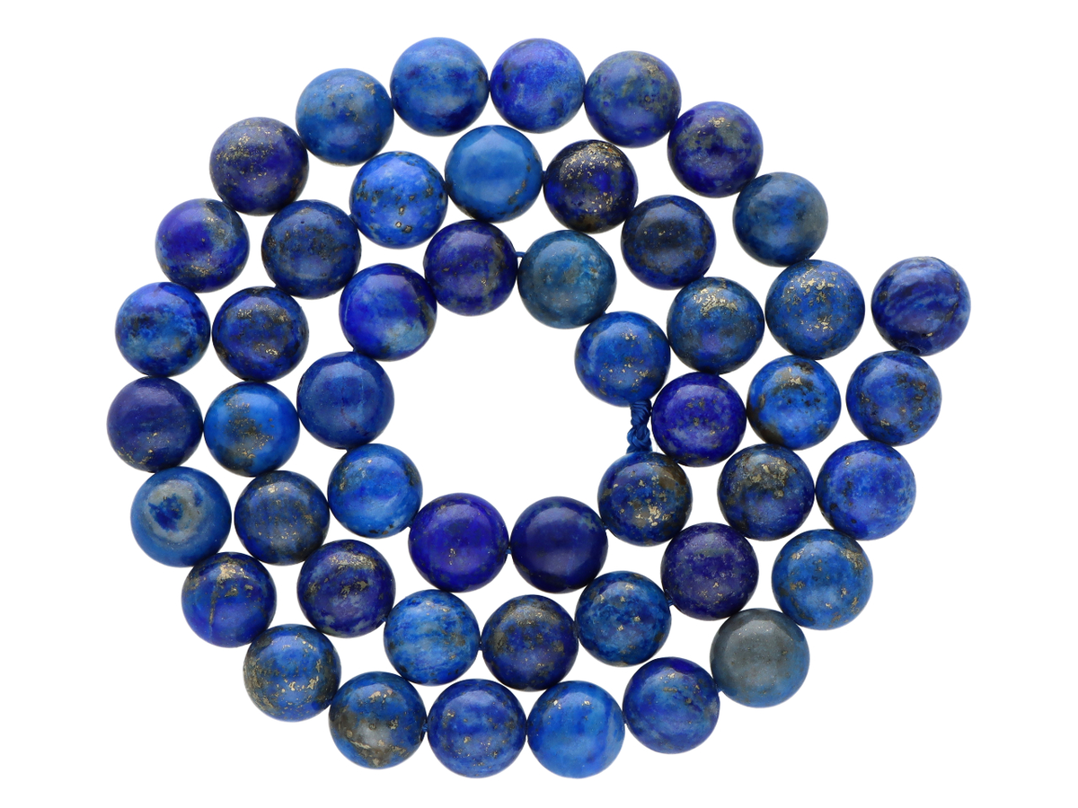 K7I37 LAPIS LAZULI KULE 8,5 mm - 1 SZNUR