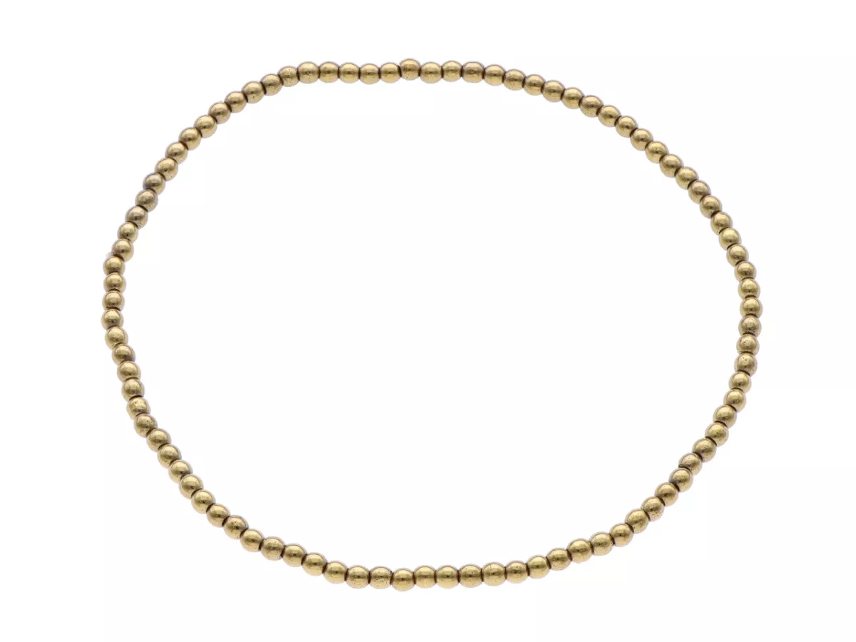 R3S46 BRANSOLETKA HEMATYT KULE 2 mm