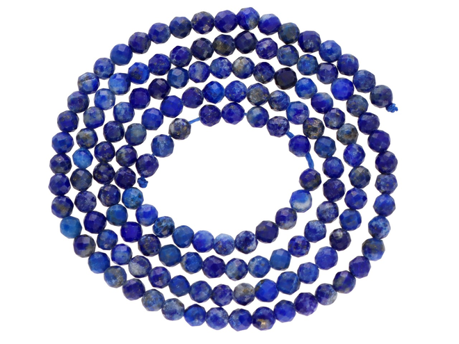 K7C63A LAPIS LAZULI KULE FASETOWANE 2,5 mm - 1 SZNUR