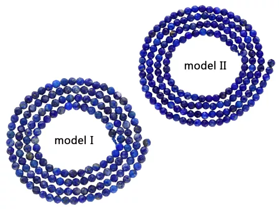 K7C63A LAPIS LAZULI KULE FASETOWANE 2,5 mm - 1 SZNUR