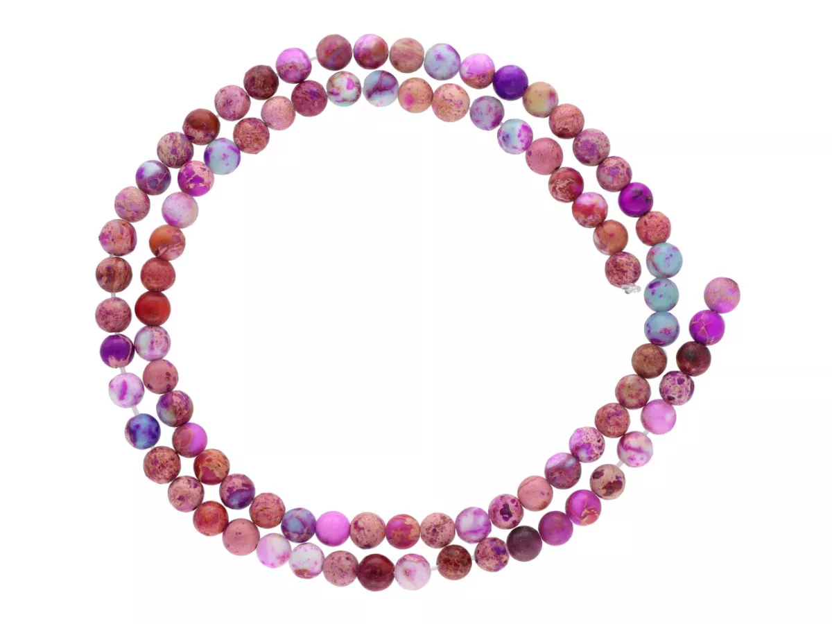 K7H19 JASPIS CESARSKI KULE 4,5 mm - 1 SZNUR