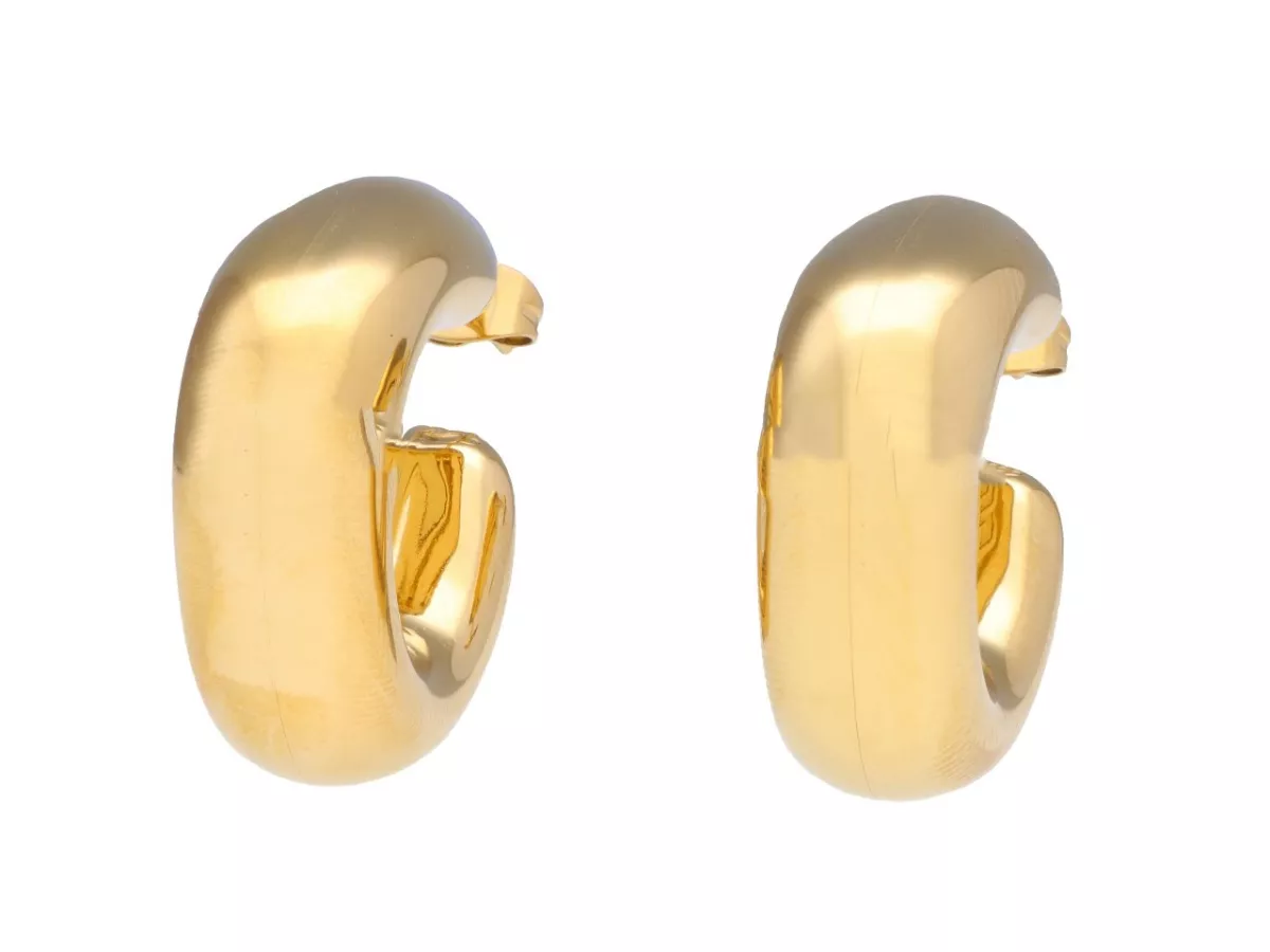 U1X75 KOLCZYKI STAL CHIRURGICZNA 1 PARA