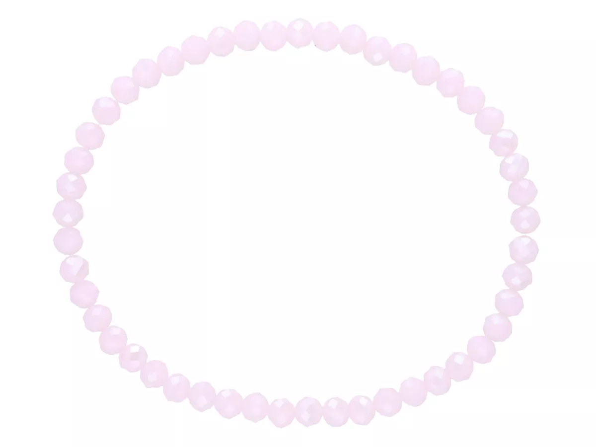 R3S53 BRANSOLETKA KRYSZTAŁKI 4,5 mm NA GUMCE