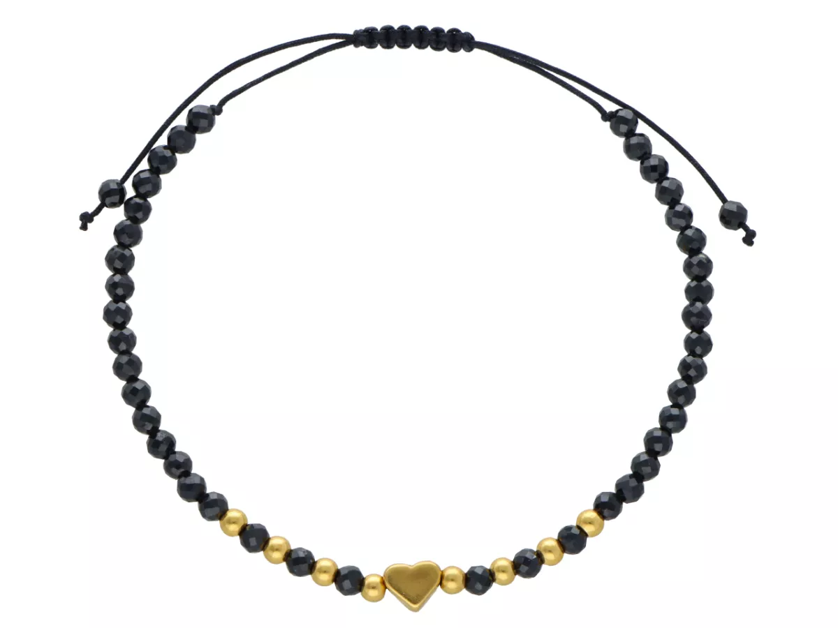 R4S05 BRANSOLETKA SHAMBALLA SPINEL I STAL CHIRURGICZNA