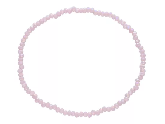 R3U18 BRANSOLETKA KRYSZTAŁKI 2,5 mm NA GUMCE