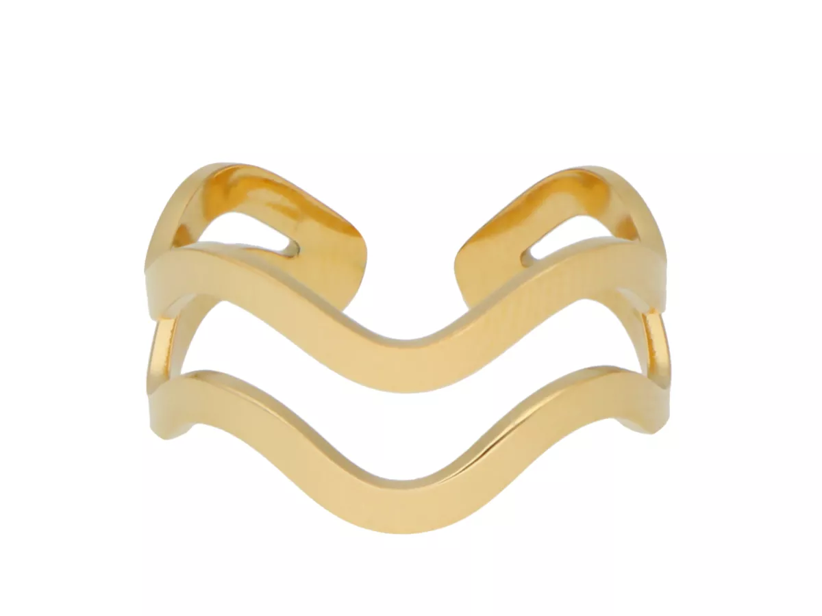 R3J28 PIERŚCIONEK ZE STALI CHIRURGICZNEJ - 1 SZTUKA