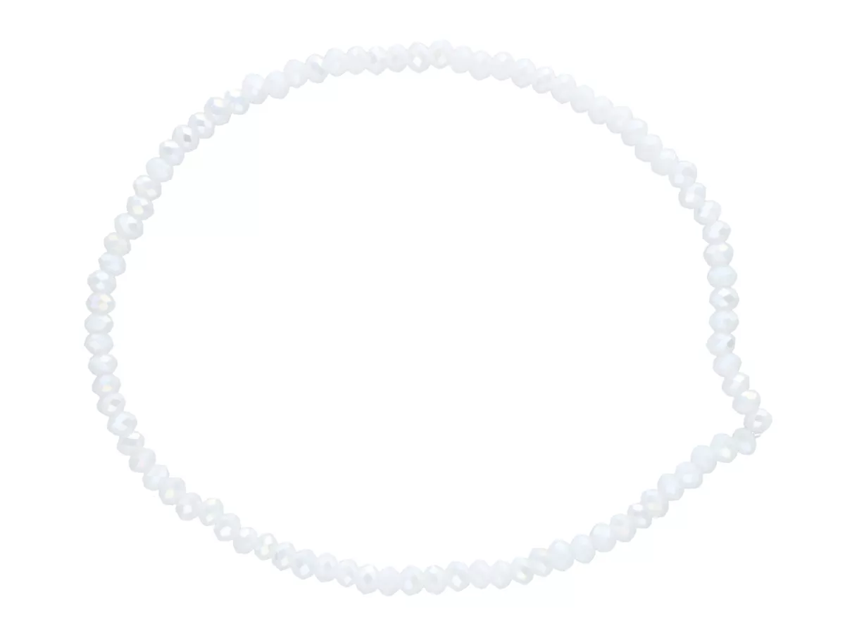 R3B98 BRANSOLETKA KRYSZTAŁKI 2,5 mm NA GUMCE