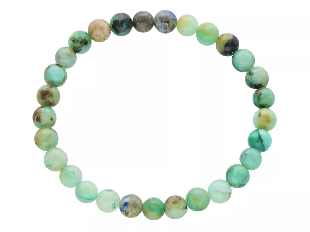 R4J15 BRANSOLETKA CHRYZOKOLA KULE 6,5 mm