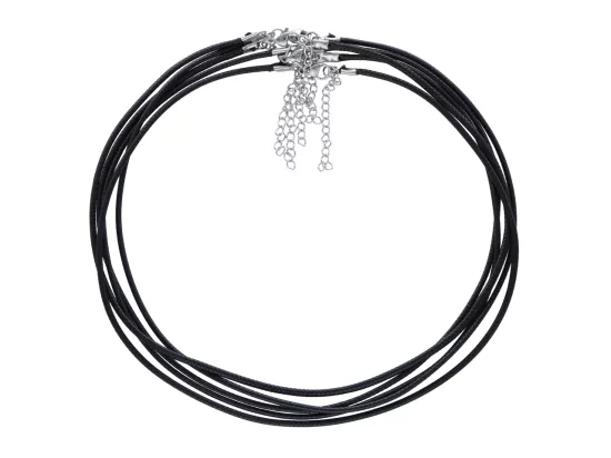 L3O71 BAZA NASZYJNIKA SZNUREK I STAL CHIRURGICZNA 50+5cm - 5 SZTUK