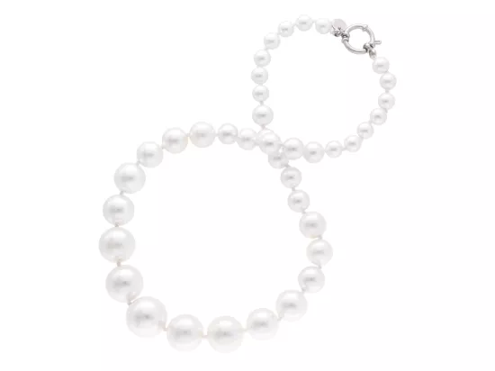 N2X48 NASZYJNIK PERŁA MAJORKA