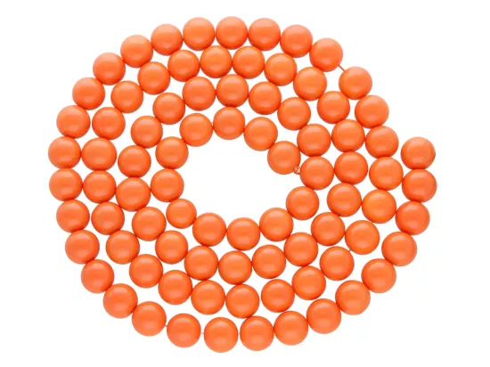 S1O13 KORALIKI KULE SZKLANE LUX 10 mm 1 SZNUR