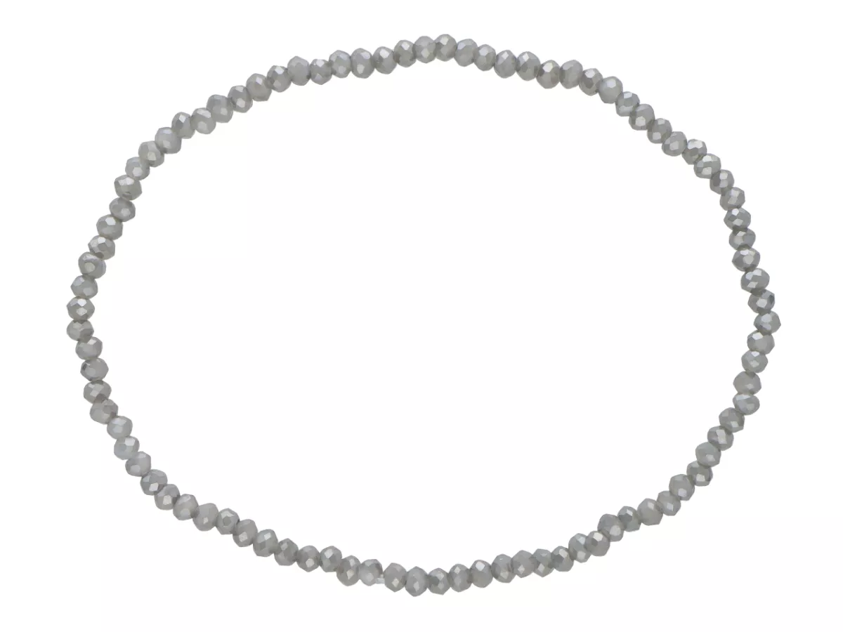 R3U20 BRANSOLETKA KRYSZTAŁKI 2,5 mm NA GUMCE