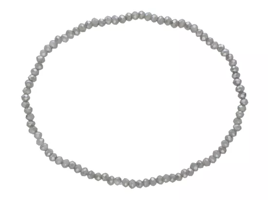 R3U20 BRANSOLETKA KRYSZTAŁKI 2,5 mm NA GUMCE