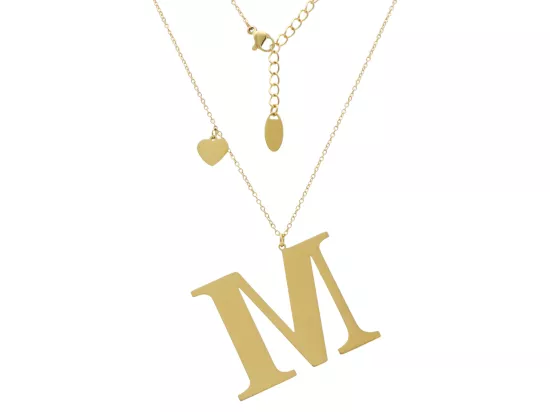 N3A16 NASZYJNIK STAL CHIRURGICZNA - LITERKA "M"