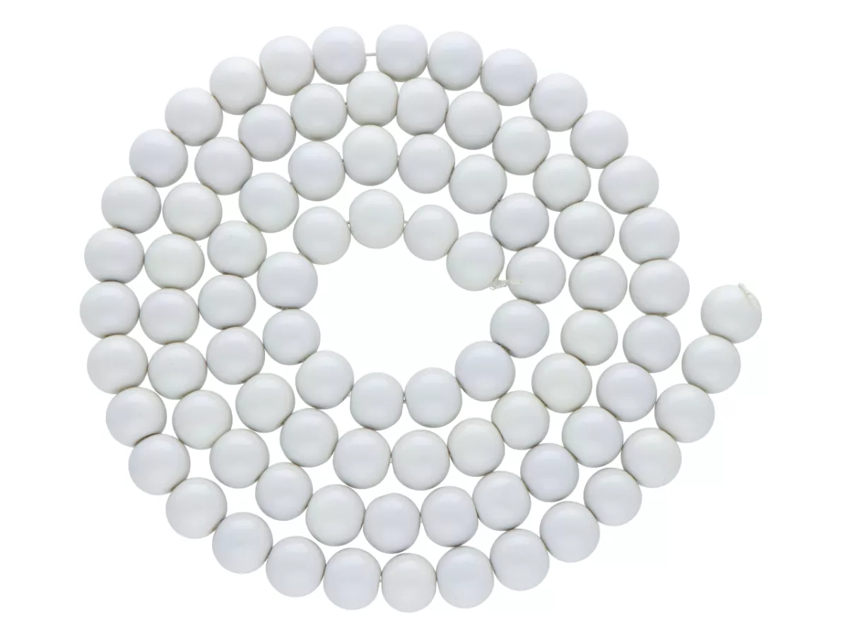 S1O09 KORALIKI KULE SZKLANE LUX 10 mm 1 SZNUR