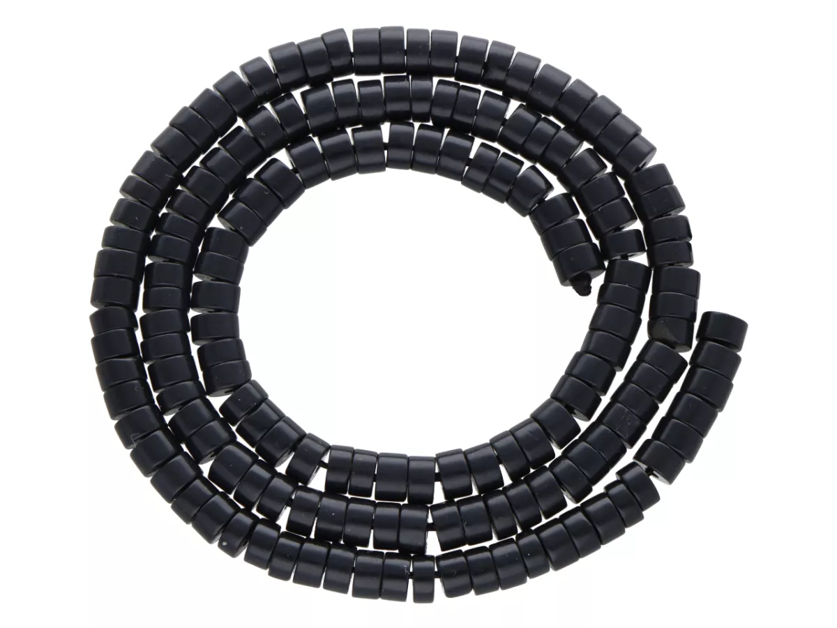 K7D01 ONYKS WALCE 4,5/2,5 mm - 1 SZNUR