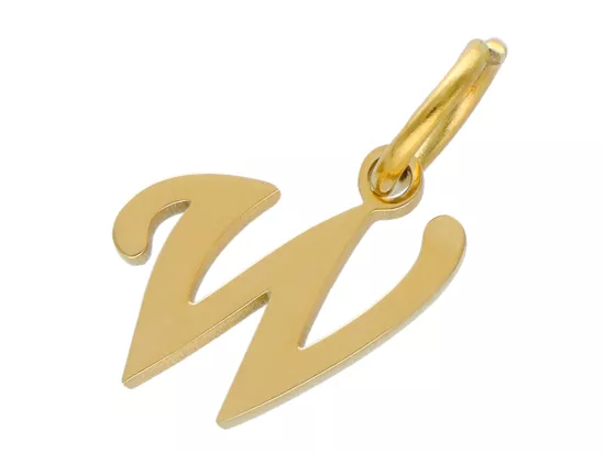 P5N82 ZAWIESZKA OZDOBNA STAL CHIRURGICZNA LITERKA "W" - 1 SZTUKA