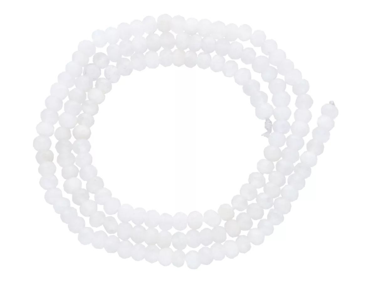 K7J13 NIEBIESKI KAMIEŃ KSIĘŻYCOWY OPONKI FASETOWANE 3,5/2,5 mm - 1 SZNUR