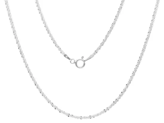 P3K35 ŁAŃCUSZEK MARGHERITA 45 cm SREBRO 925