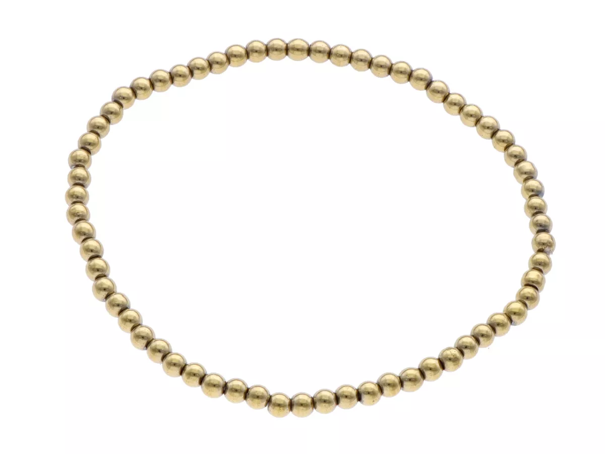 R3S47 BRANSOLETKA HEMATYT KULE 3 mm