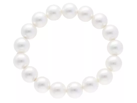R2W24 BRANSOLETKA PERŁA MAJORKA KULE 12 mm