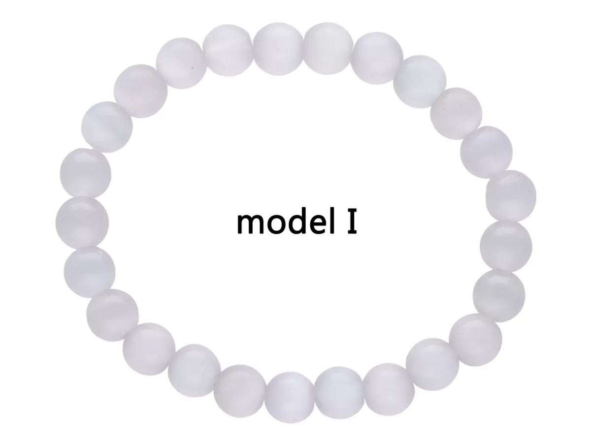 R4I25 BRANSOLETKA KOCIE OKO KULE 8 mm