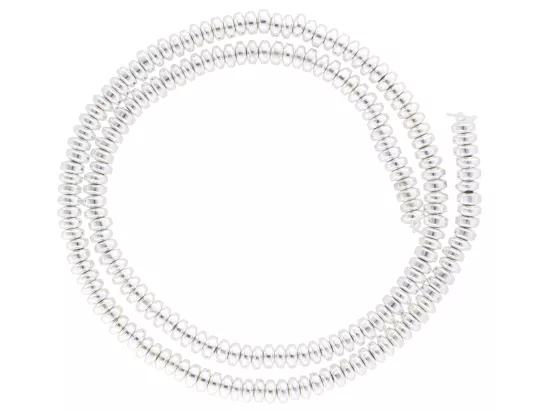 K7F28H HEMATYT TALERZYKI 4 mm - 5 SZNURÓW - ZESTAW