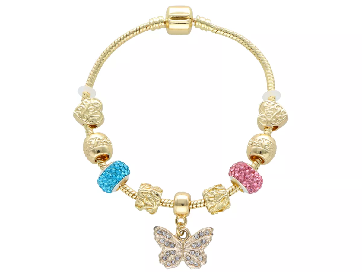 R4B16A BRANSOLETKA MODUŁOWA Z ZAWIESZKAMI - 1 SZTUKA