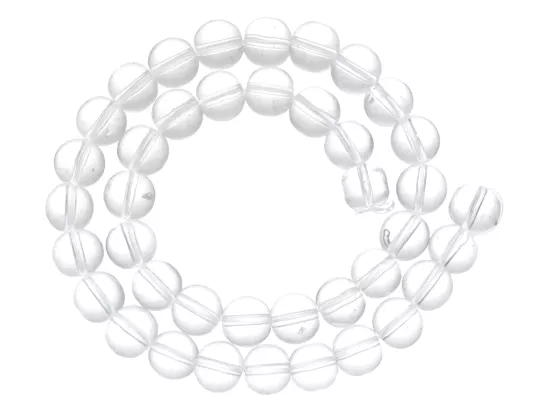 S1P73 KORALIKI KULE SZKLANE 8 mm - 1 SZNUR