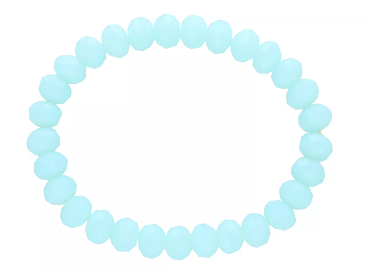 R2P88 BRANSOLETKA KRYSZTAŁKI 8 mm NA GUMCE