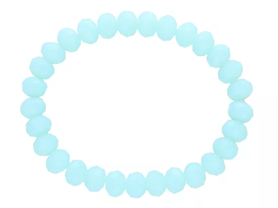 R2P88 BRANSOLETKA KRYSZTAŁKI 8 mm NA GUMCE