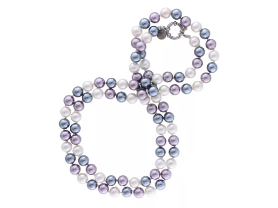 N2J97 NASZYJNIK PERŁA MAJORKA