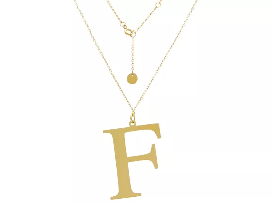 N2Z06 NASZYJNIK STAL CHIRURGICZNA - LITERKA "F"