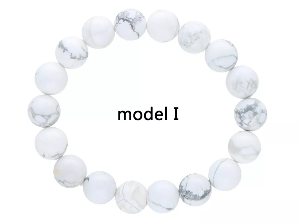 R3F38 BRANSOLETKA HOWLIT LUX KULE 10 mm