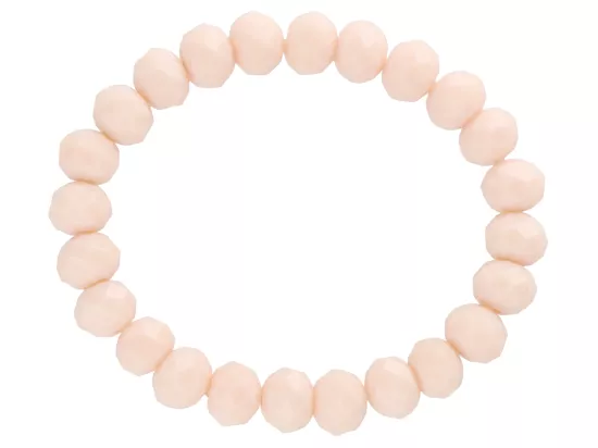 R2G40 BRANSOLETKA KRYSZTAŁKI 10 mm NA GUMCE