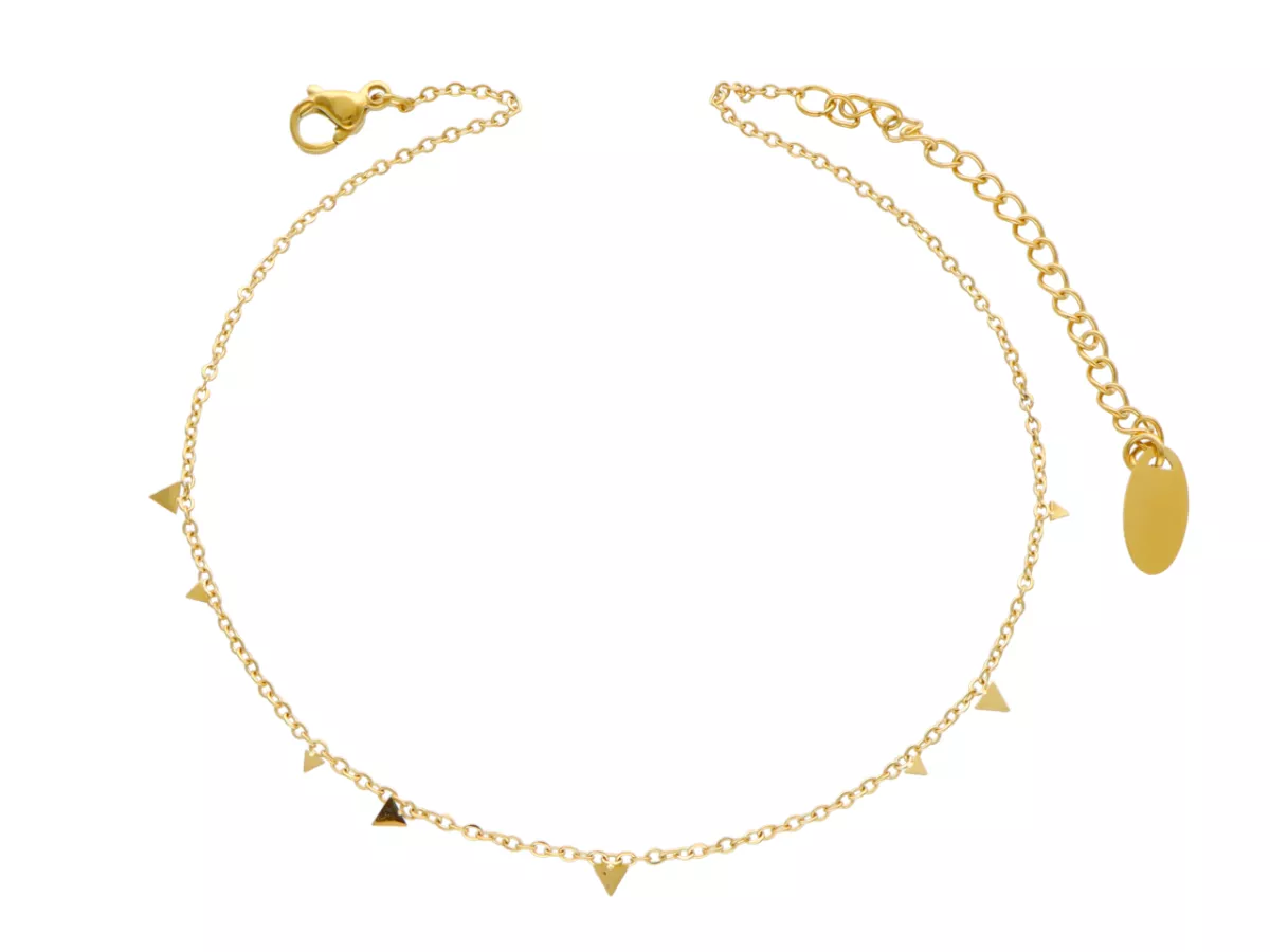 R3N16 BRANSOLETKA NA NOGĘ ZE STALI CHIRURGICZNEJ