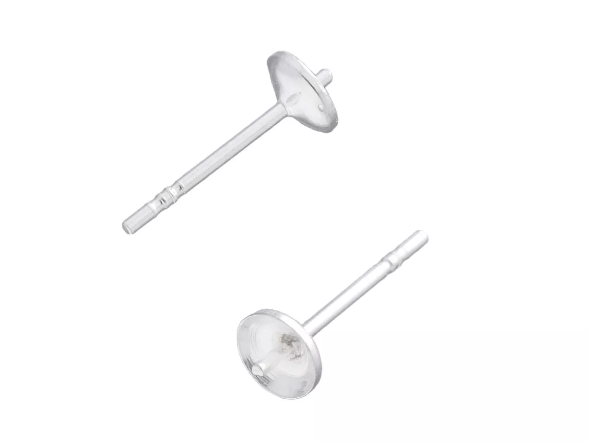 P3J22 SZTYFTY DO WKLEJANIA 5 mm SREBRO 925 - 1 PARA